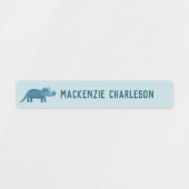 Étiquettes Nom du dinosaure (Design 1)