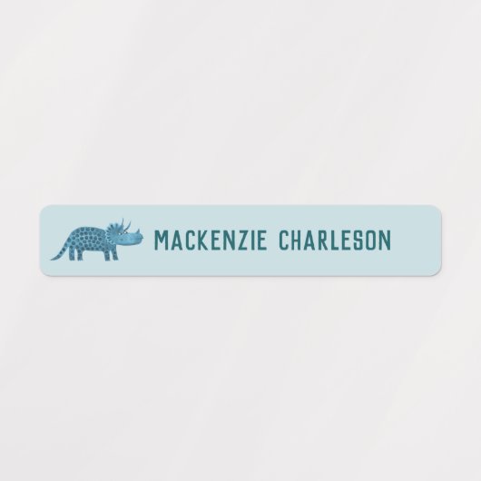 Étiquettes Nom du dinosaure (Design 1)