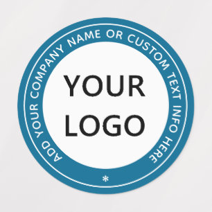 Étiquettes Nom du logo de l'entreprise Texte personnalisé Éti
