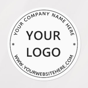 Étiquettes Nom du logo de votre entreprise Promotionnel Perso