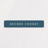 Étiquettes Nom étanche de type simple (Design 1)