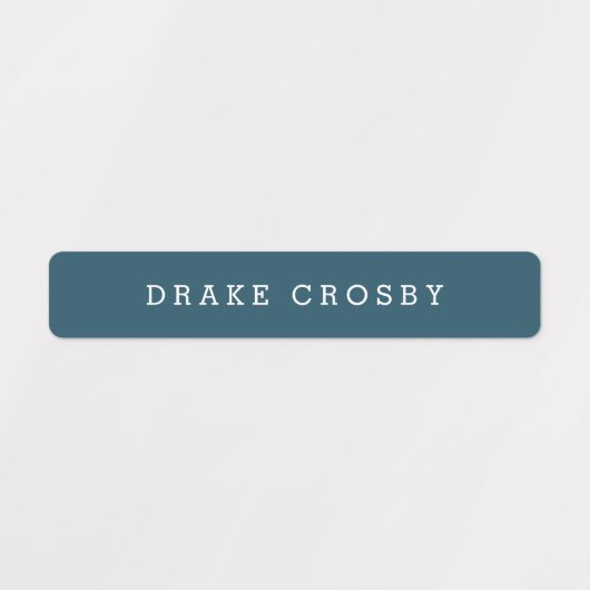 Étiquettes Nom étanche de type simple (Design 2)