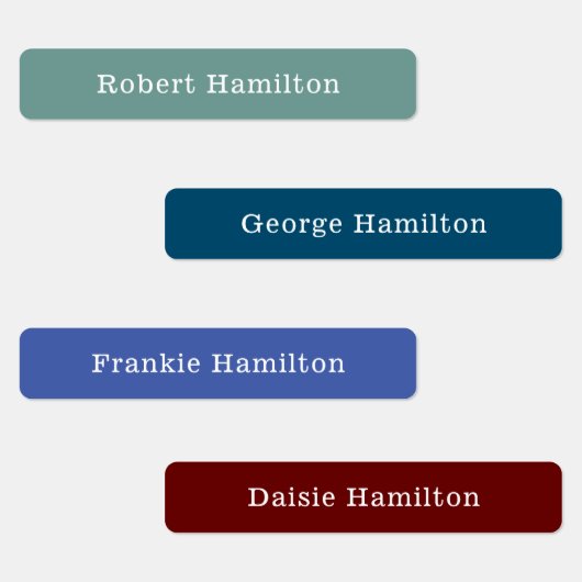 Étiquettes Nom étanche pour enfants (Groupe)