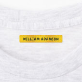 Étiquettes Nom long étanche Gold | Vêtements De Luxe (Apposé)