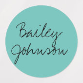 Étiquettes Nom personnalisé (Design 1)