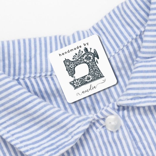 Étiquettes Nom Personnalisé Couture Machine Design Vêtements 