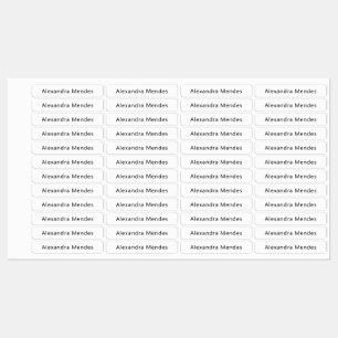 Étiquettes Nom personnalisé Nom de l'entreprise Fabric Clothi