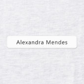 Étiquettes Nom personnalisé Nom de l'entreprise Fabric Clothi (Design 2)