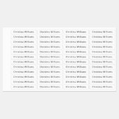 Étiquettes Nom personnalisé ou nom de société vêtements de ti (Feuille)