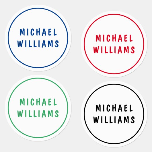 Étiquettes Nom personnalisé personnalisé minimal (Groupe)