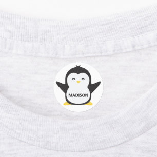 Étiquettes Nom personnalisé Pingouins