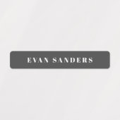 Étiquettes Nom simple Boho Rainbow Waterproof (Design 2)