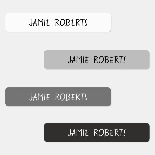 Étiquettes Nom simple pour enfants étanche (Groupe)