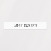 Étiquettes Nom simple pour enfants étanche (Design 1)