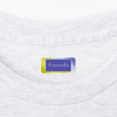 Étiquettes Nom vert pourpre de chaux dégradé (Apposé)