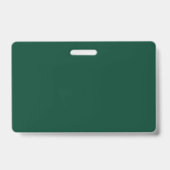 Étiquettes Nominatives Badges Vert Foncé (Arrière)