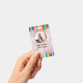 étiquettes nominatives stylos badge du professeur (Manuel / portable)