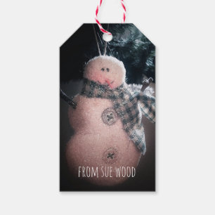 Étiquettes nommées faites sur commande de cadeau