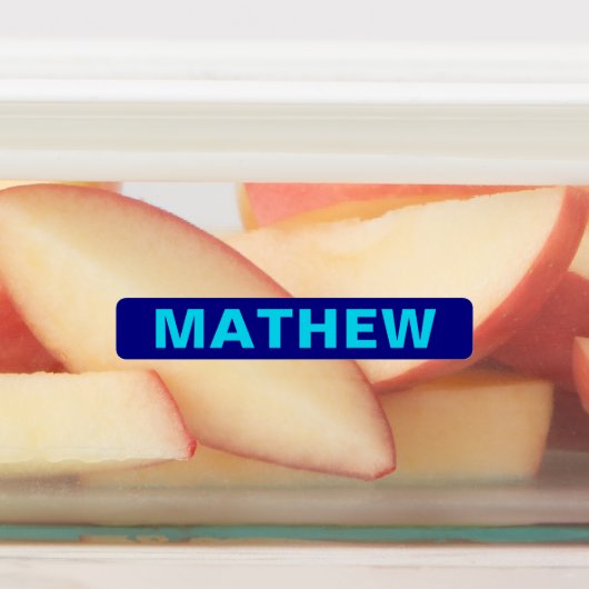 Étiquettes Noms en gras sur plusieurs couleurs imperméables (Apposé)