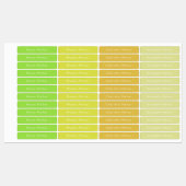 Étiquettes Noms Enfants Modernes Personnalisés étanches (Feuille)