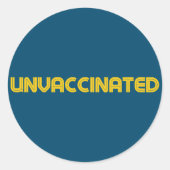 Étiquettes non vaccinés (Devant)