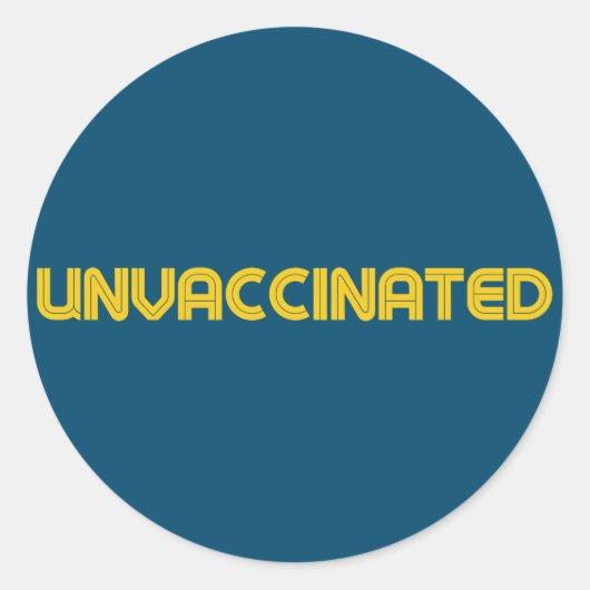 Étiquettes non vaccinés (Devant)