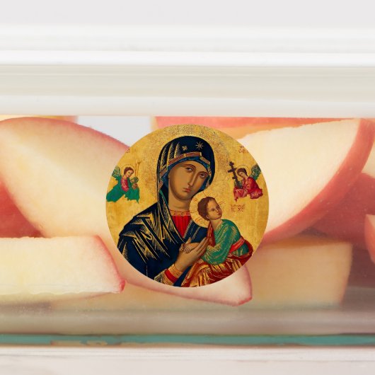 Étiquettes Notre Mère du Succor perpétuel (Apposé)