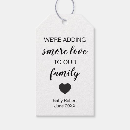 Étiquettes Nouveau Bébé, Ajoutant Encore Plus d'Am (Devant)