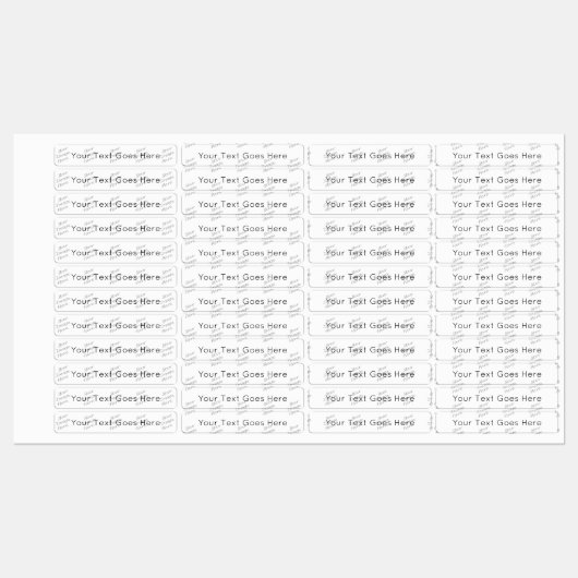 Étiquettes Nouveaux articles personnalisables (Feuille)