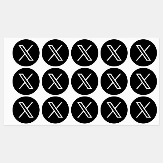 Étiquettes Nouvelle icône Twitter (Feuille)