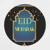 Étiquettes Nuit de l'Aïd Moubarak 2024 (Design 1)