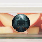 Étiquettes Nuit éffrayante avec Jack-o'Lanterns (Apposé)