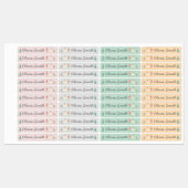 Étiquettes Nutcracker Christmas Day Care Nom de l'école (Feuille)