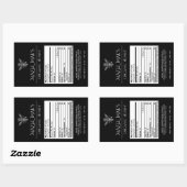 Étiquettes nutritionnelles personnalisées pour mie (Feuille)