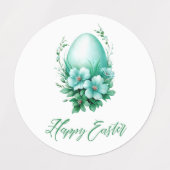 Étiquettes Oeuf de Pâques de charme - Illustration festive (Design 2)