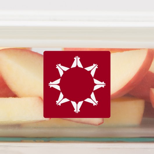 Étiquettes Oglala Sioux (Apposé)