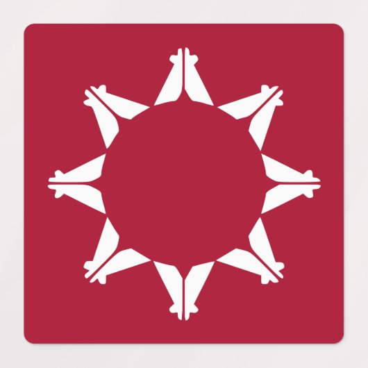 Étiquettes Oglala Sioux (Design 1)