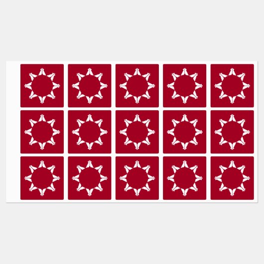 Étiquettes Oglala Sioux (Feuille)