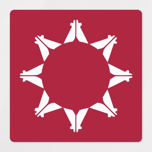 Étiquettes Oglala Sioux (Design 2)