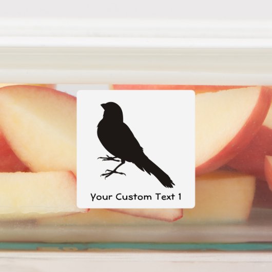 Étiquettes Oiseau canarien permanent (Apposé)