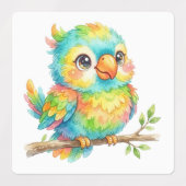 Étiquettes Oiseaux Mignons (Design 2)