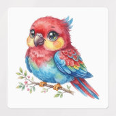 Étiquettes Oiseaux Mignons (Design 1)