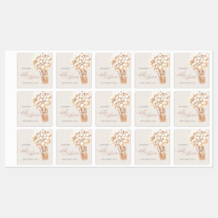 Étiquettes On Peut Attendre ! Baby shower