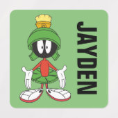 Étiquettes Open MARVIN MARTIAN™ | Ajouter un nom (Design 1)
