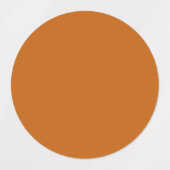 Étiquettes orange alliée (couleur solide) (Design 1)