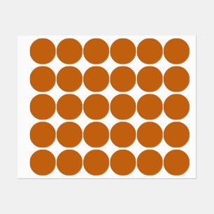 Étiquettes orange alliée (couleur solide)