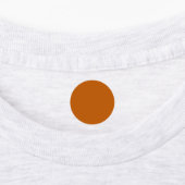 Étiquettes orange alliée (couleur solide) (Apposé)