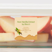 Étiquettes Orchidée de vanille, extrait de vanille sur mesure (Apposé)