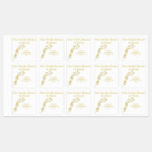 Étiquettes Orchidée de vanille, extrait de vanille sur mesure (Feuille)