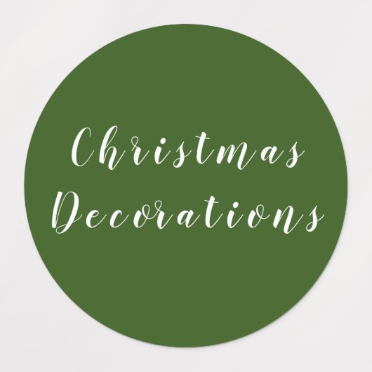 Étiquettes Organisation de Noël (Design 2)